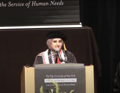 خطاب طالبة يمنية يثير ضجة في جامعة نيويورك ويتهم بـ "معاداة السامية"