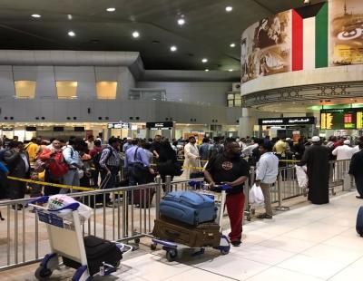 الكويت تخفف القيود عن دخول المسافرين غير المحصنين لأراضيها
