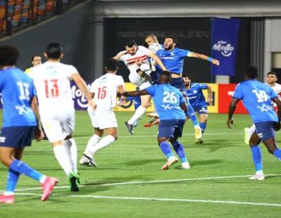 الزمالك يؤمن صدارة الدوري بالفوز بثنائية على سموحة