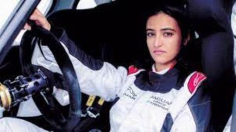 ريما الجفالي أول سائقة سباقات سعودية